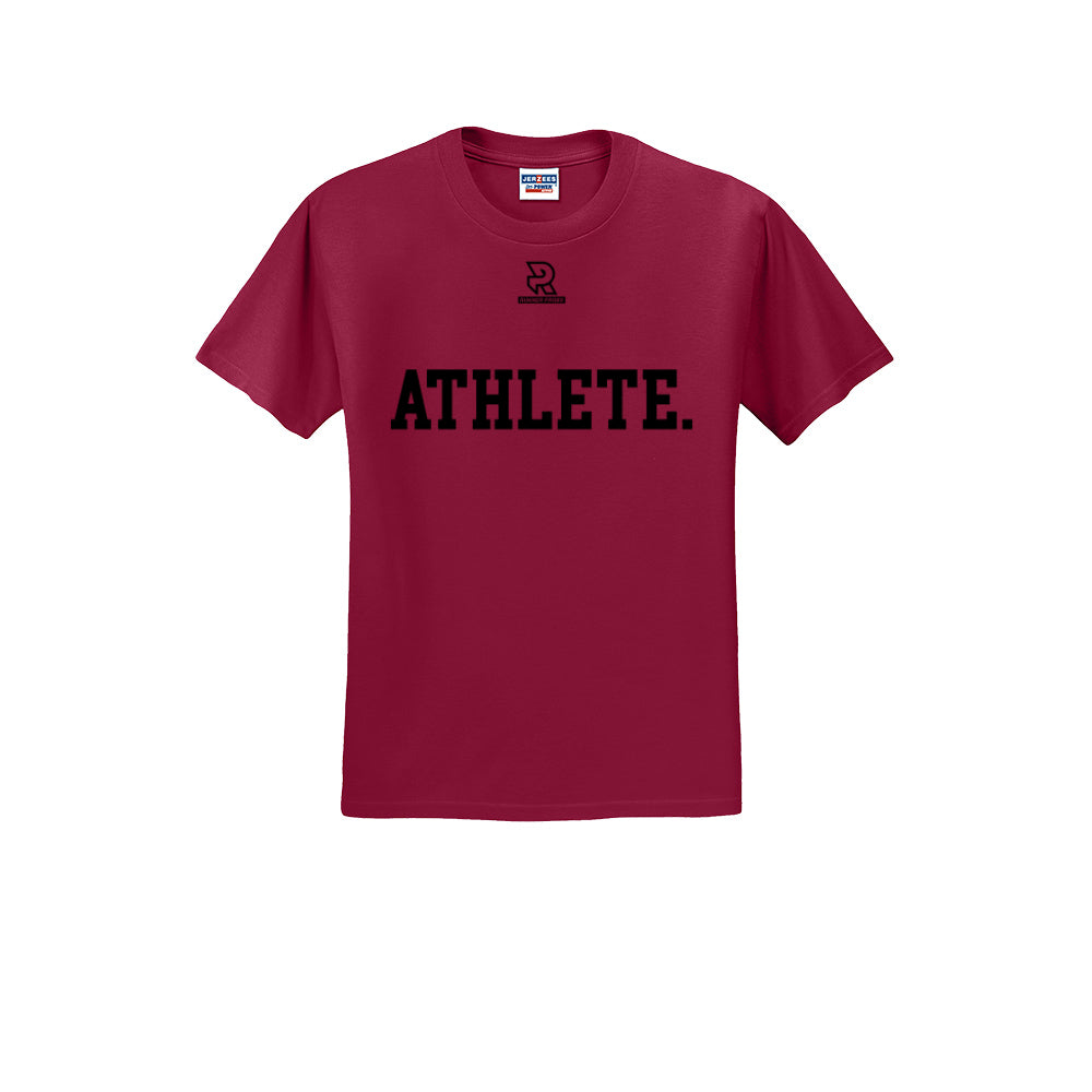 ATHLETE (Black) - Short Sleeve 50/50 Tee