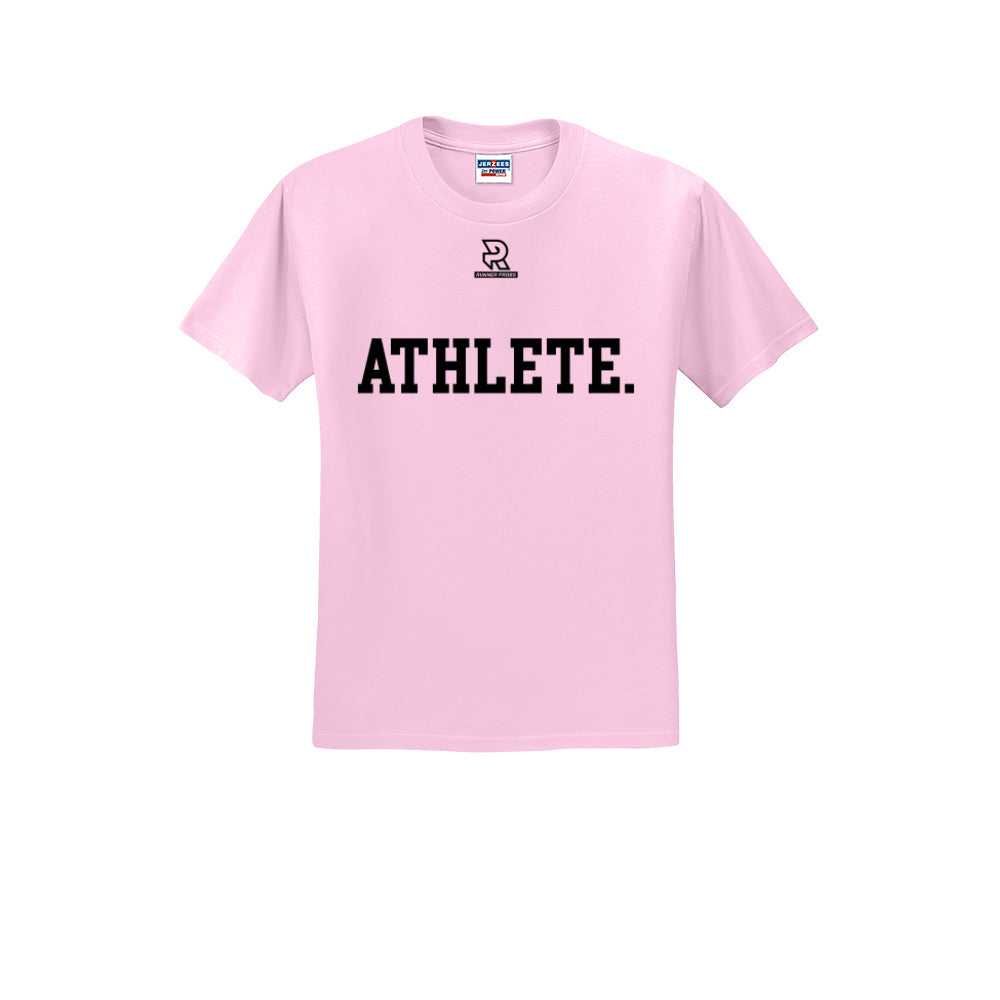 ATHLETE (Black) - Short Sleeve 50/50 Tee