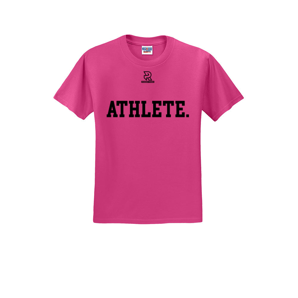 ATHLETE (Black) - Short Sleeve 50/50 Tee