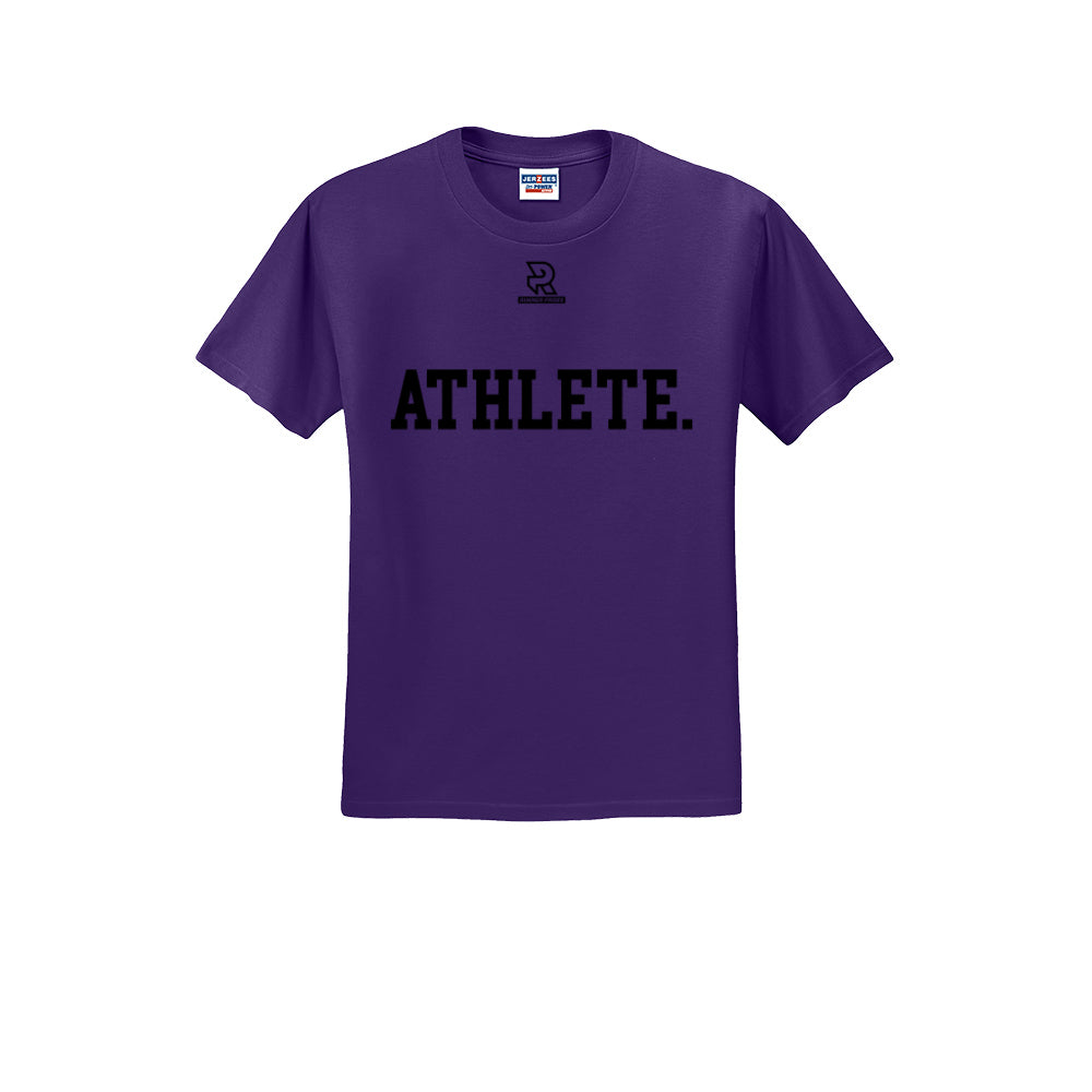 ATHLETE (Black) - Short Sleeve 50/50 Tee