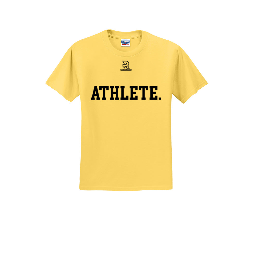 ATHLETE (Black) - Short Sleeve 50/50 Tee