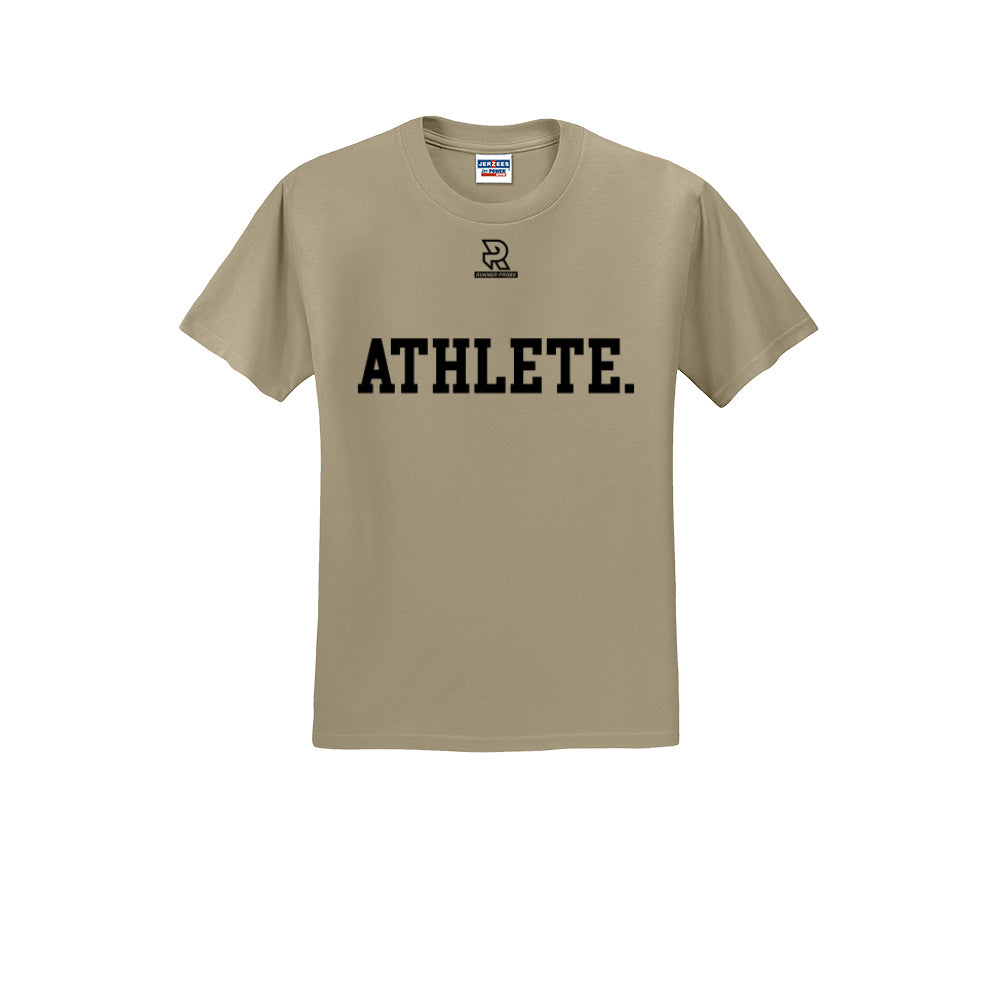 ATHLETE (Black) - Short Sleeve 50/50 Tee