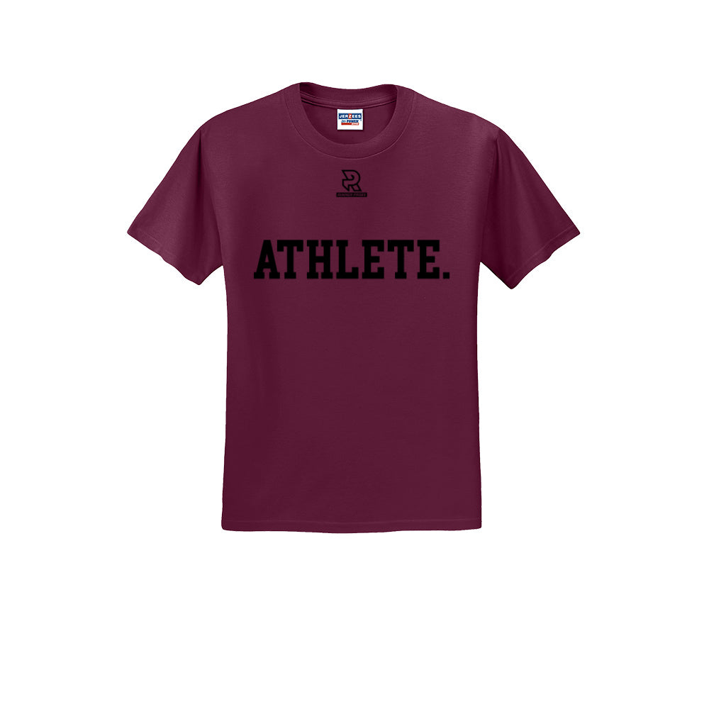 ATHLETE (Black) - Short Sleeve 50/50 Tee