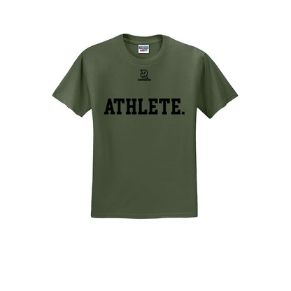 ATHLETE (Black) - Short Sleeve 50/50 Tee