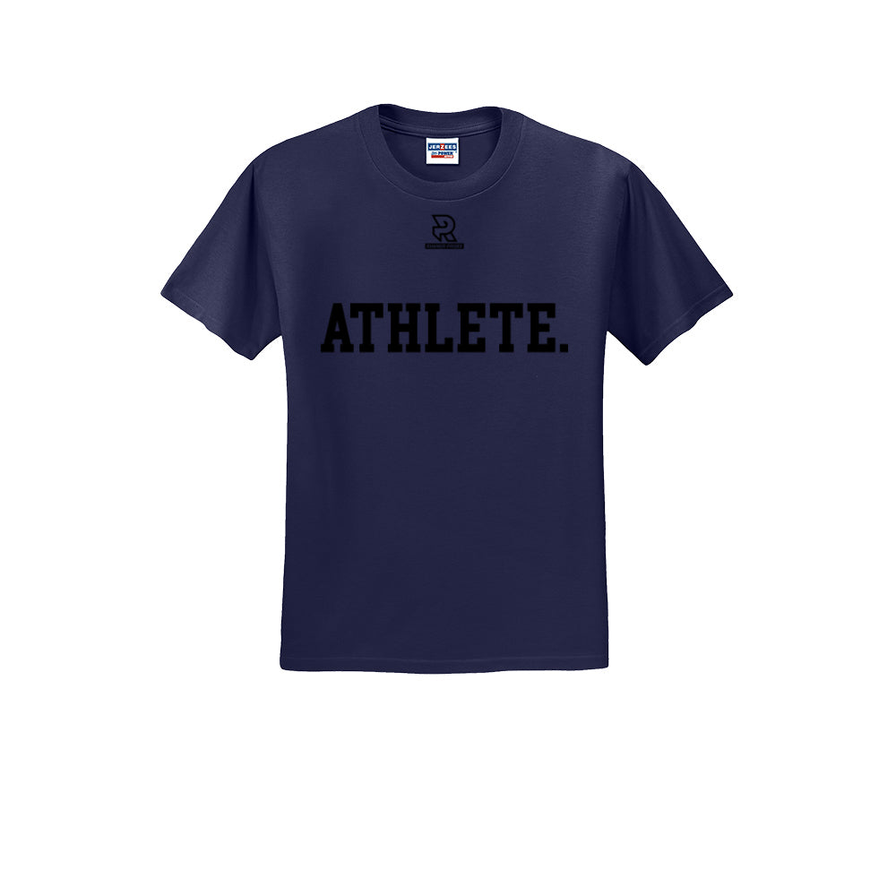 ATHLETE (Black) - Short Sleeve 50/50 Tee