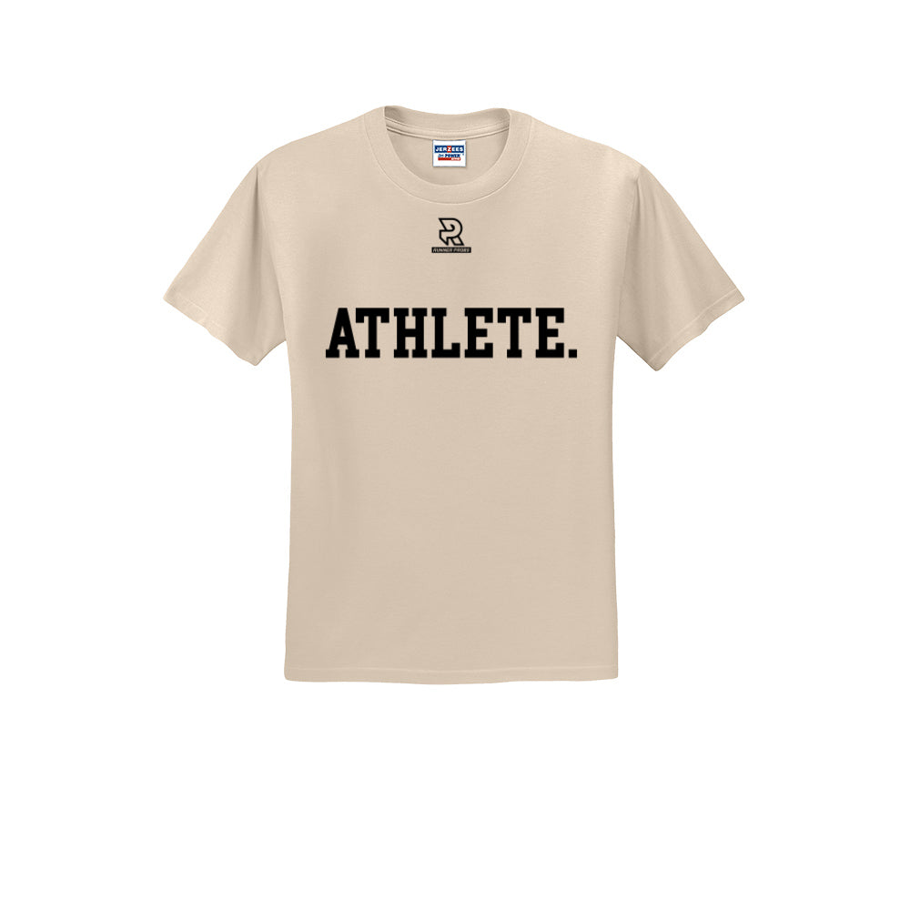 ATHLETE (Black) - Short Sleeve 50/50 Tee