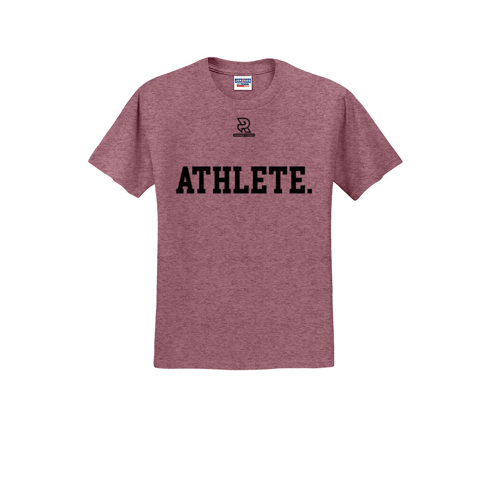ATHLETE (Black) - Short Sleeve 50/50 Tee