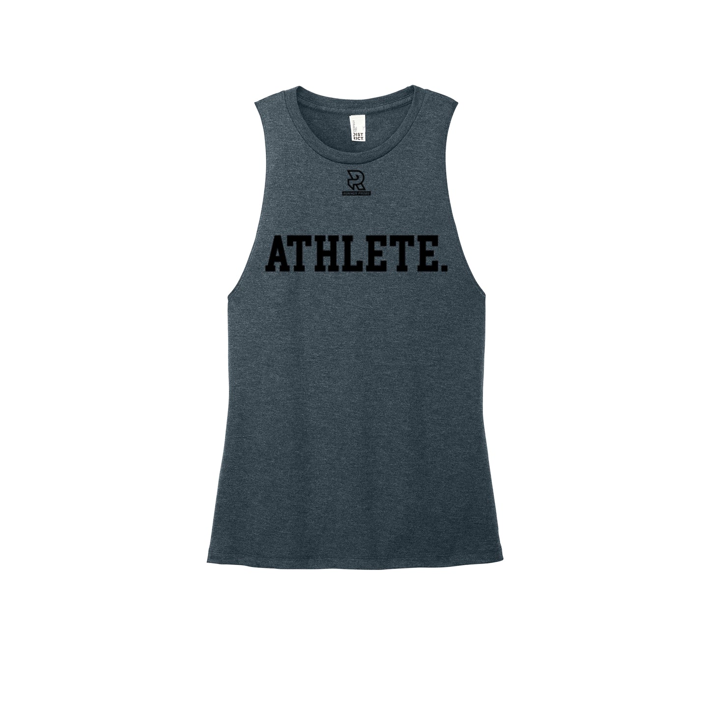ATHLETE (Black) - Womens Perfect Tri Muscle Tank