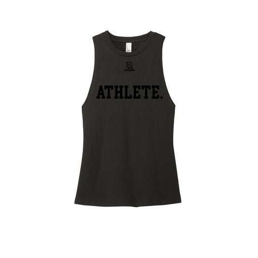 ATHLETE (Black) - Womens Perfect Tri Muscle Tank