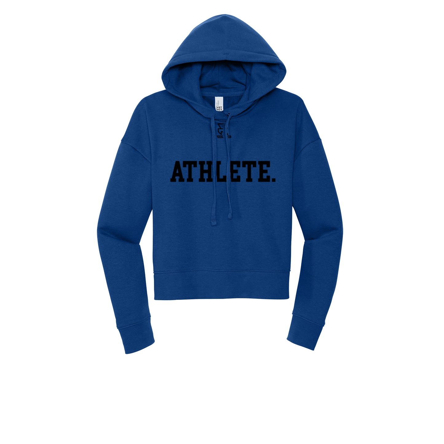 ATHLETE (Black) - Womens Fleece Hoodie