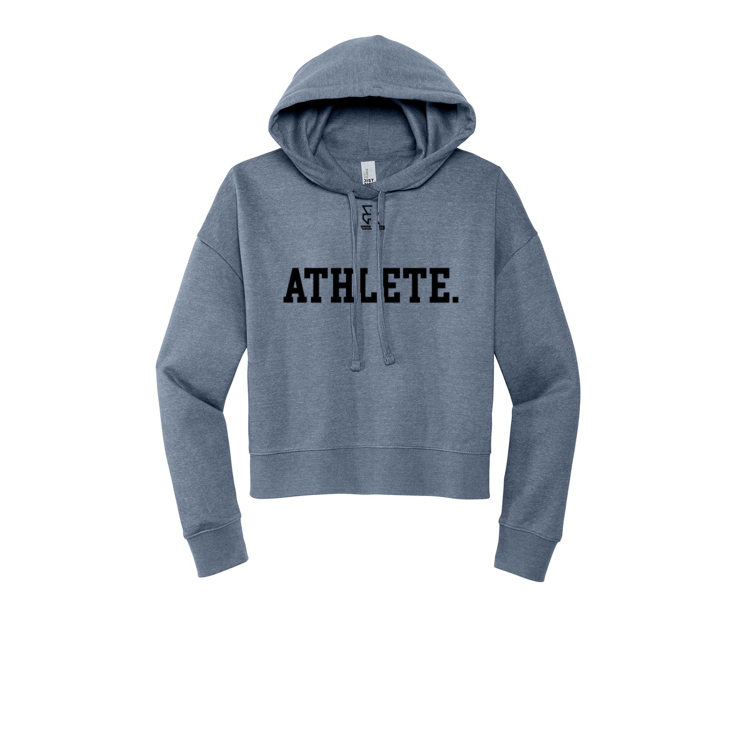 ATHLETE (Black) - Womens Fleece Hoodie