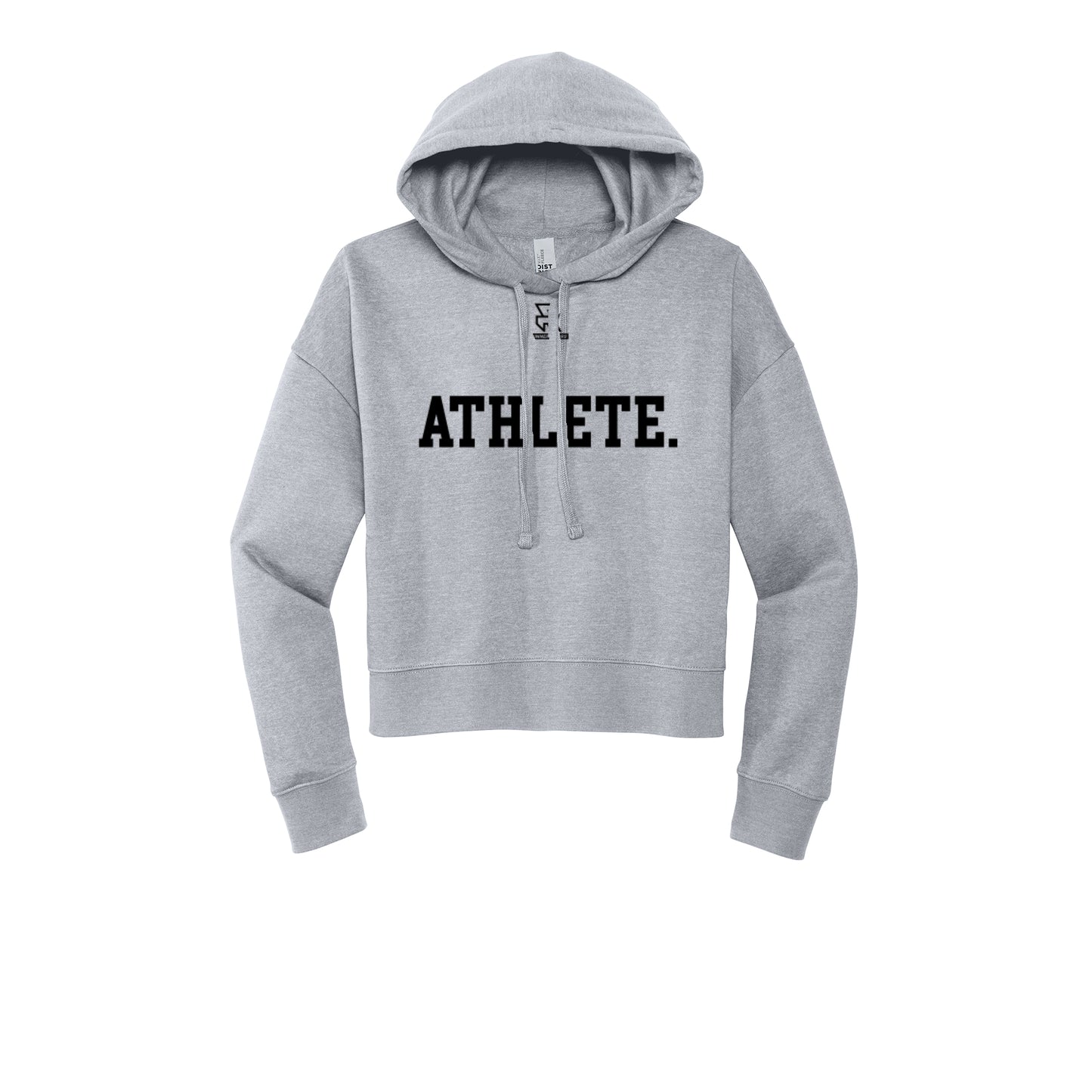 ATHLETE (Black) - Womens Fleece Hoodie