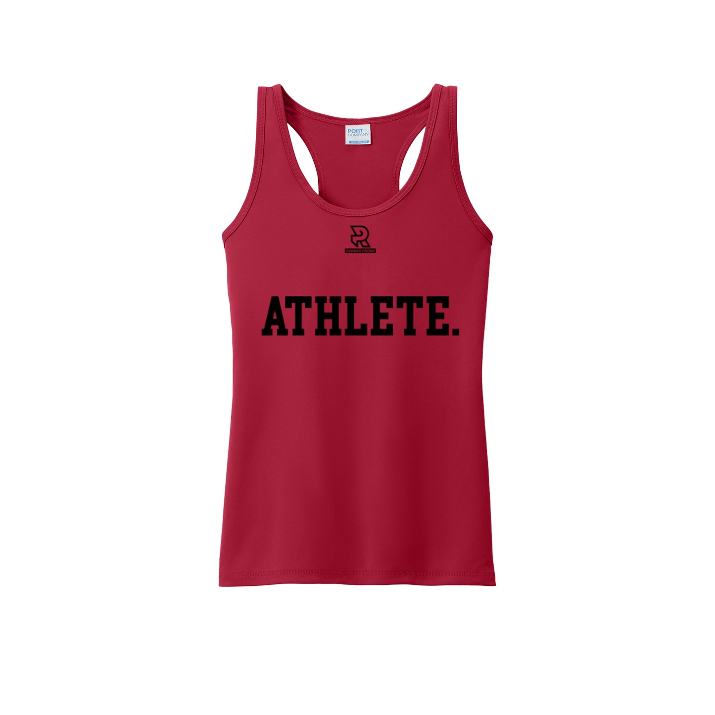 ATHLETE (Black) - Womens Performance Tank