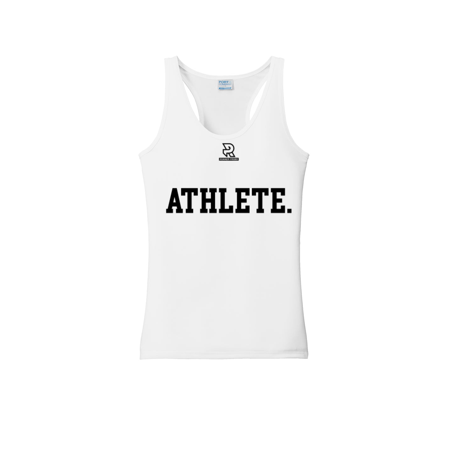 ATHLETE (Black) - Womens Performance Tank