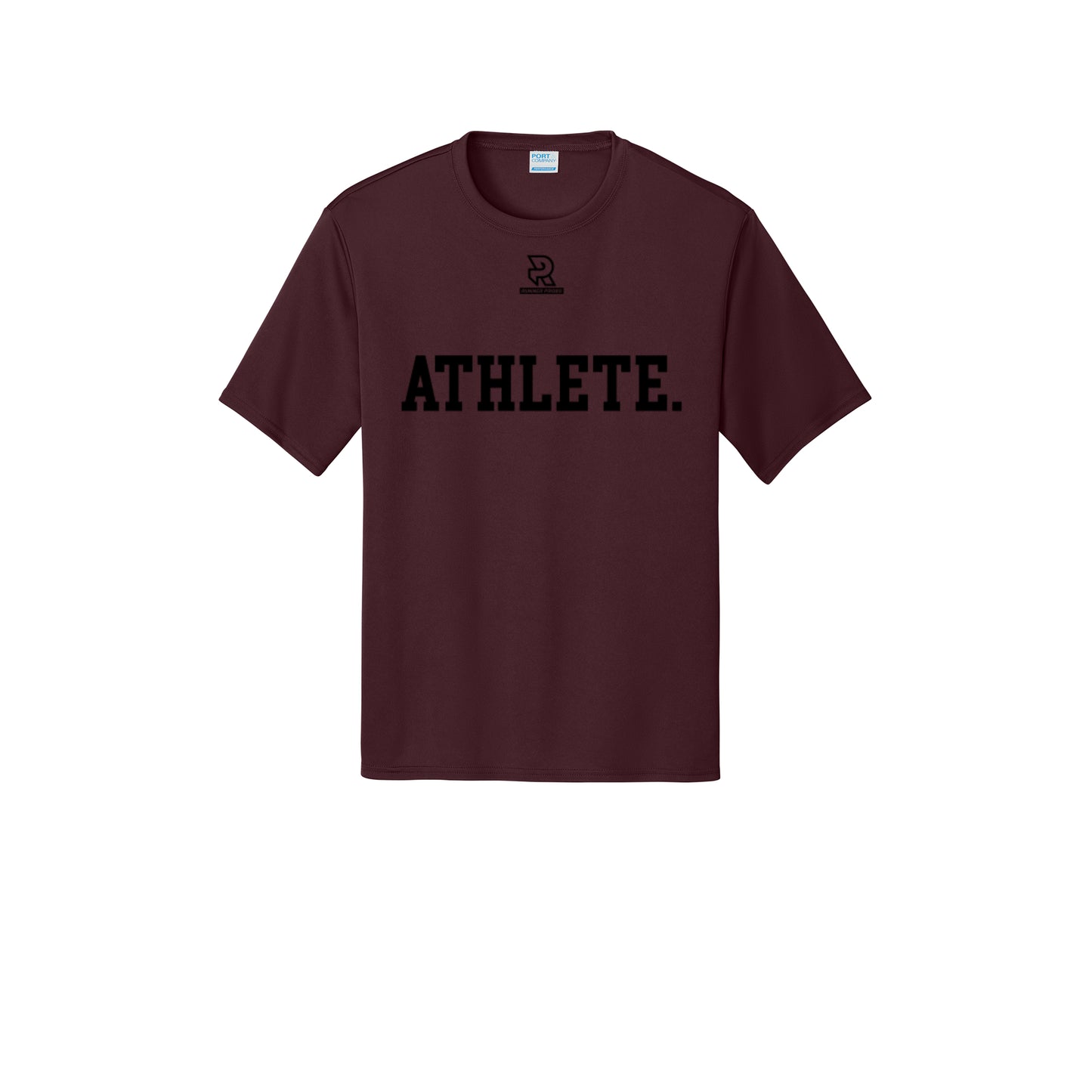 ATHLETE (Black) - Short Sleeve Performance Tee