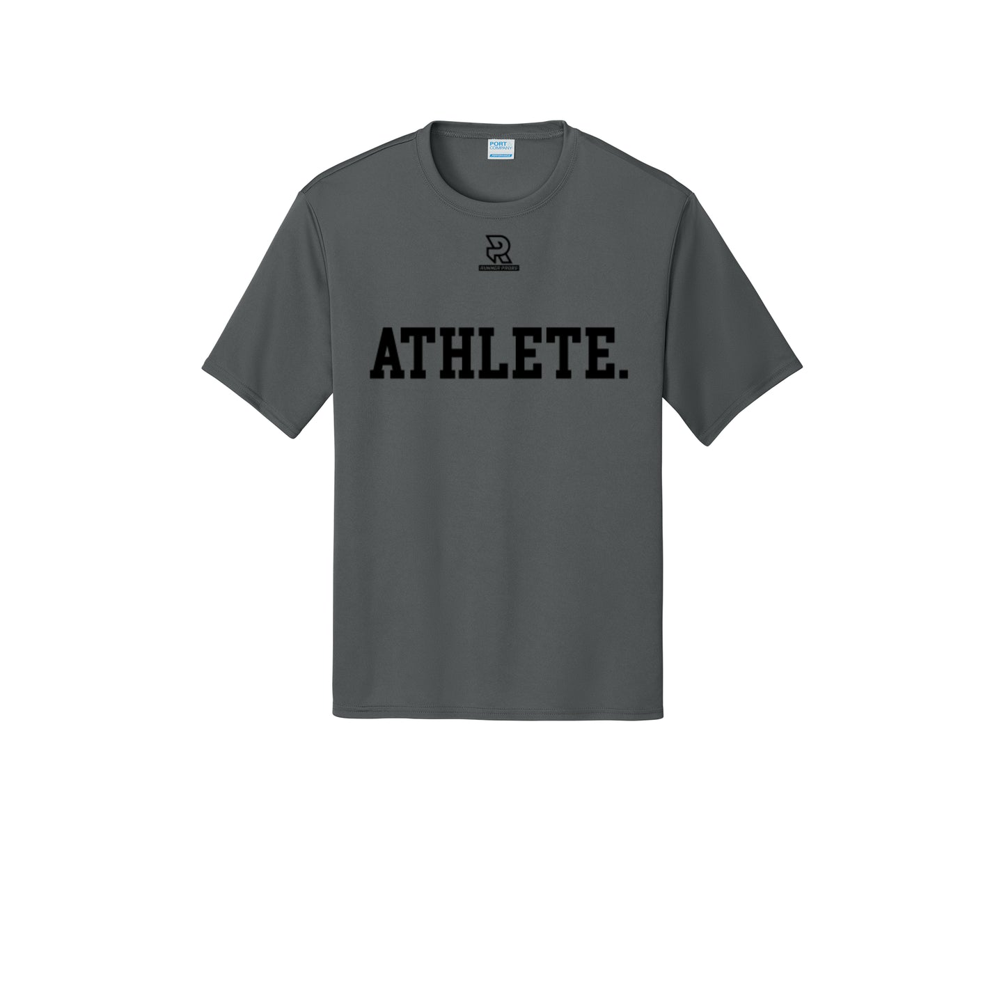 ATHLETE (Black) - Short Sleeve Performance Tee