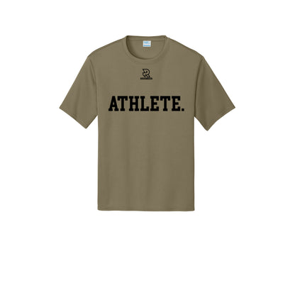 ATHLETE (Black) - Short Sleeve Performance Tee