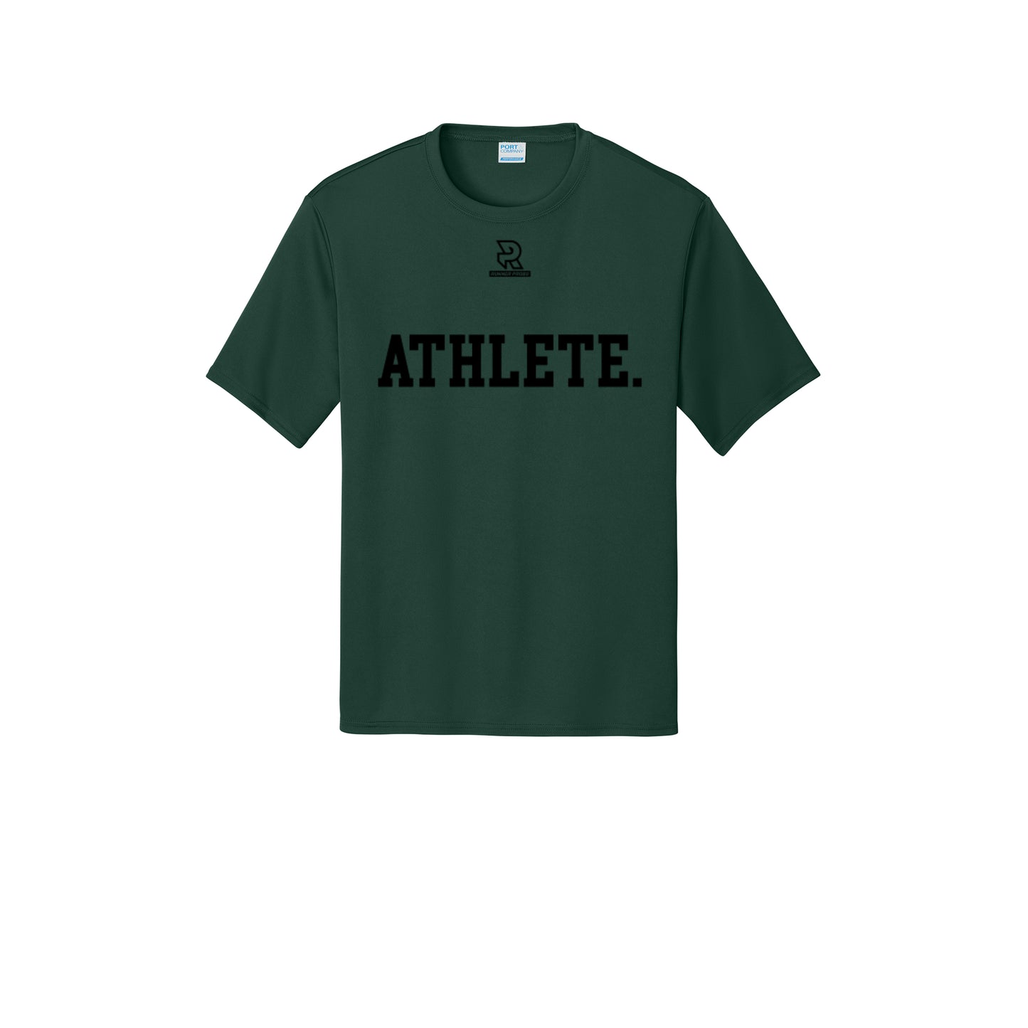 ATHLETE (Black) - Short Sleeve Performance Tee