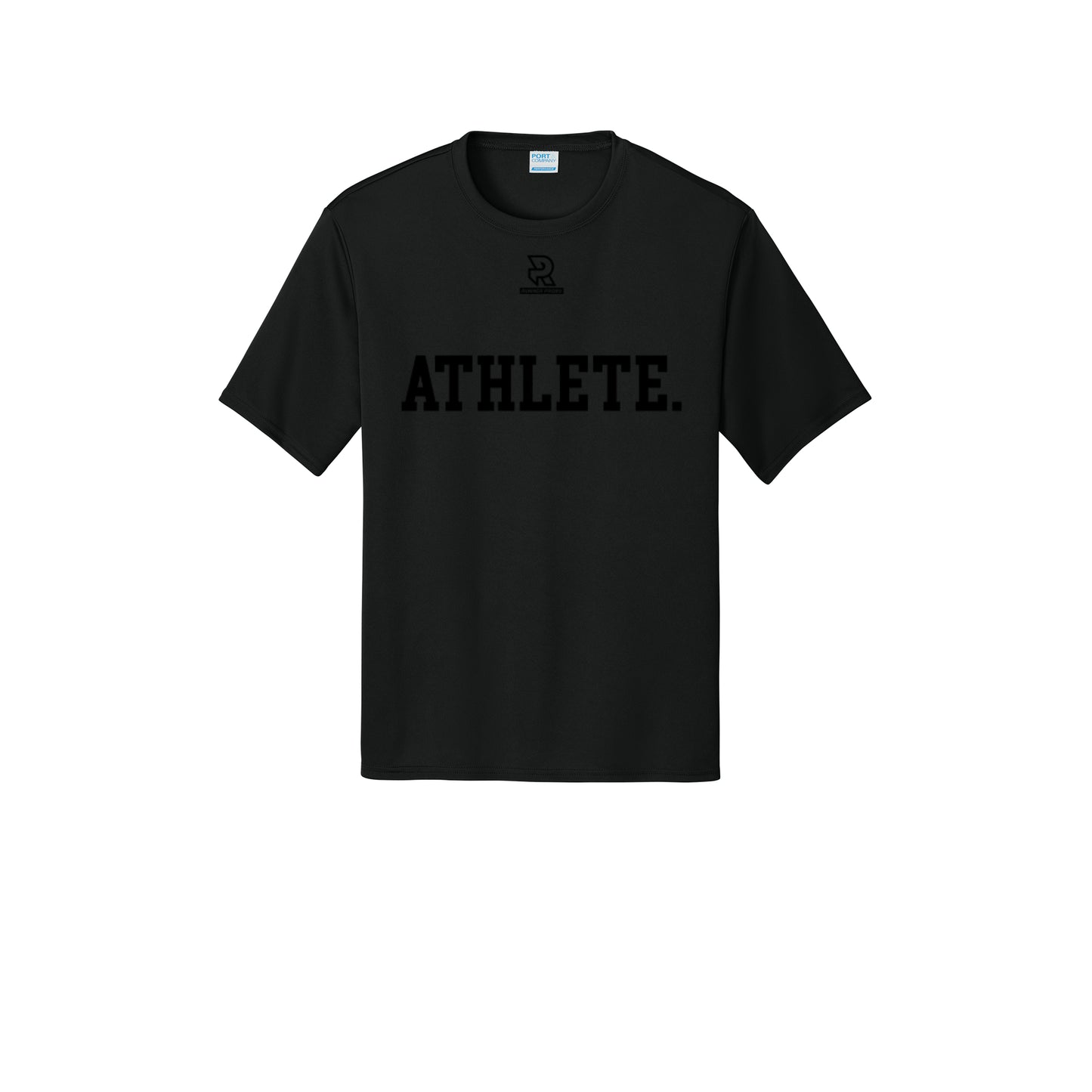 ATHLETE (Black) - Short Sleeve Performance Tee