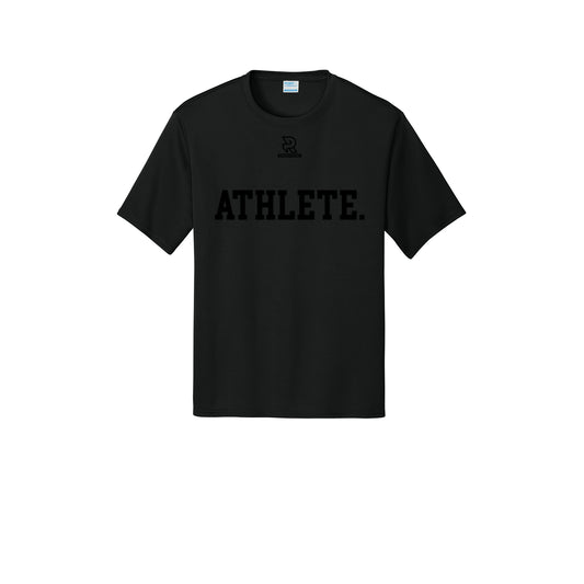 ATHLETE (Black) - Short Sleeve Performance Tee