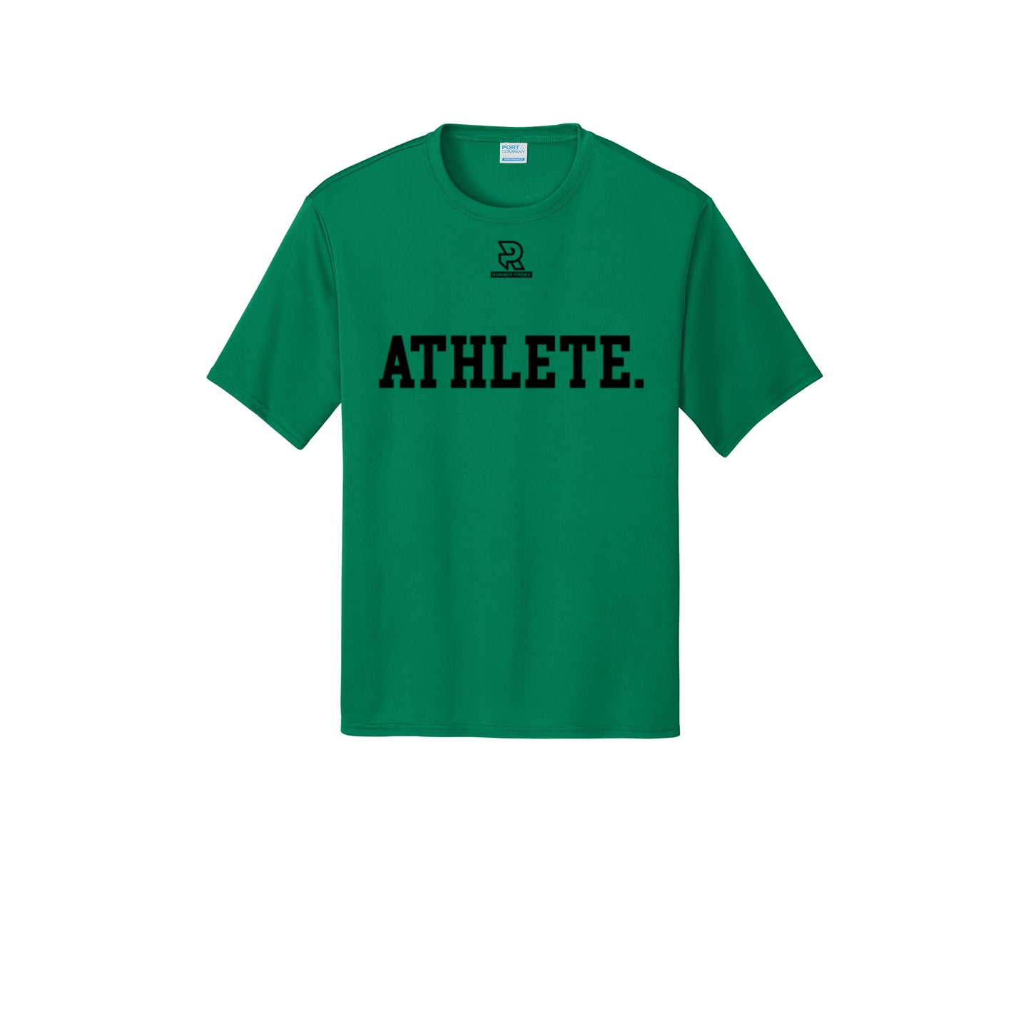ATHLETE (Black) - Short Sleeve Performance Tee
