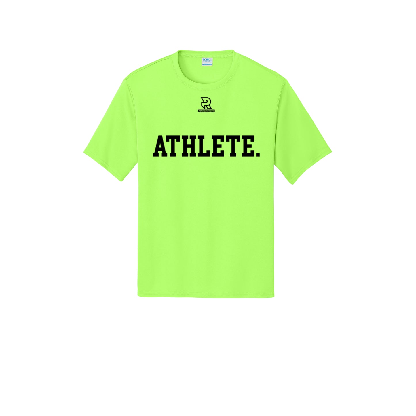 ATHLETE (Black) - Short Sleeve Performance Tee