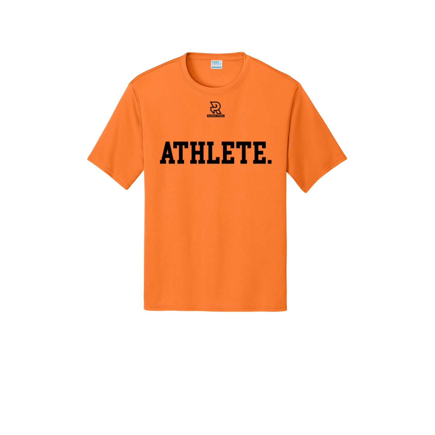 ATHLETE (Black) - Short Sleeve Performance Tee