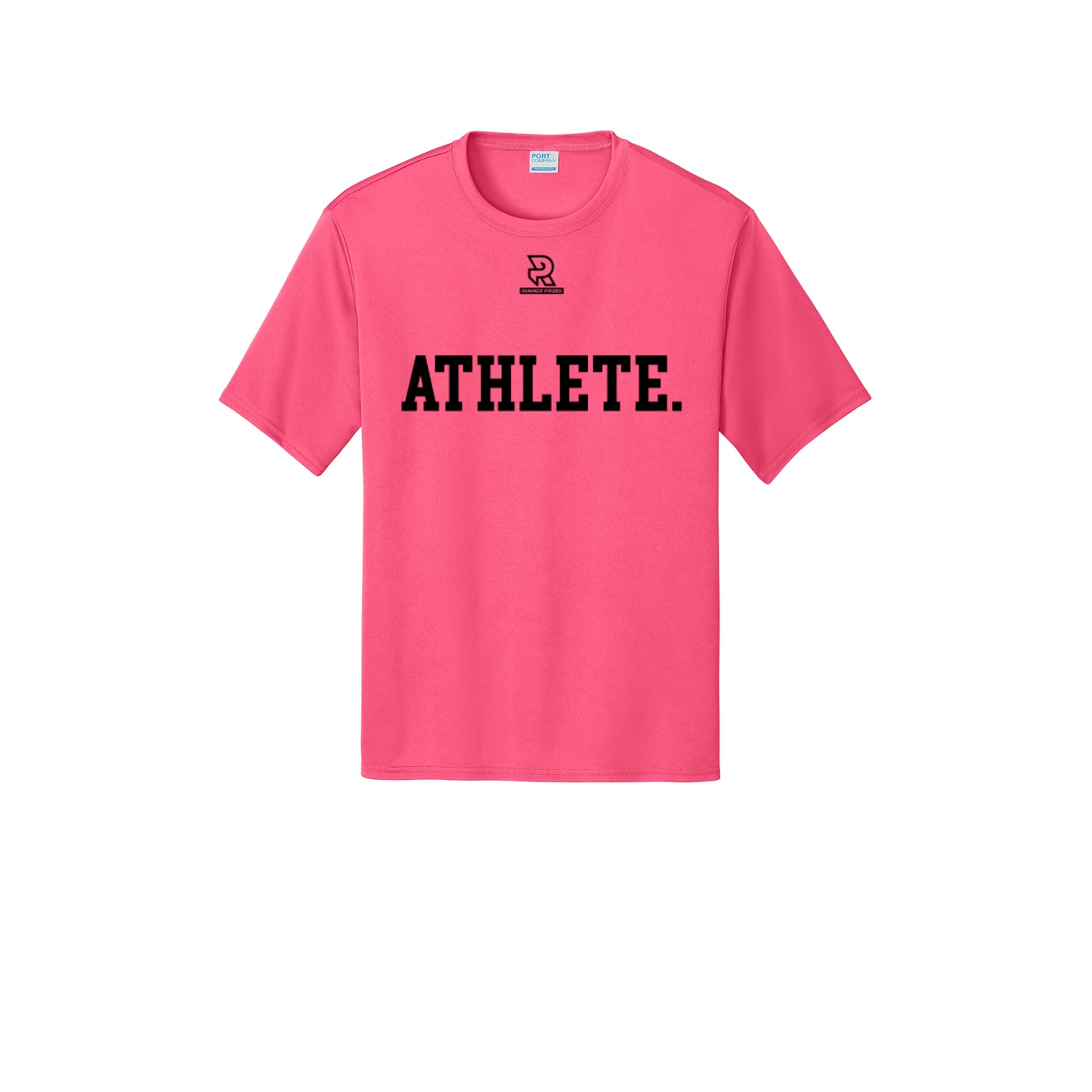 ATHLETE (Black) - Short Sleeve Performance Tee
