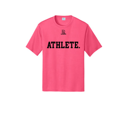 ATHLETE (Black) - Short Sleeve Performance Tee