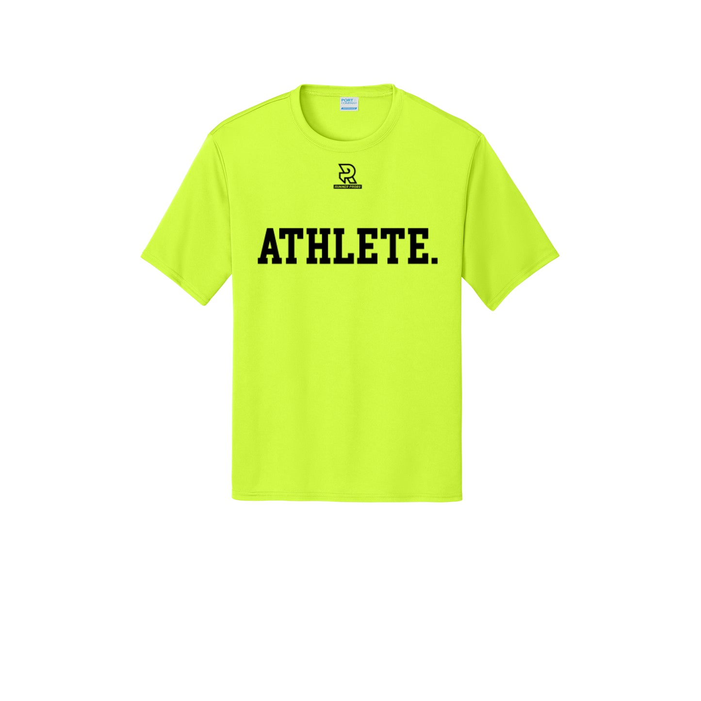 ATHLETE (Black) - Short Sleeve Performance Tee