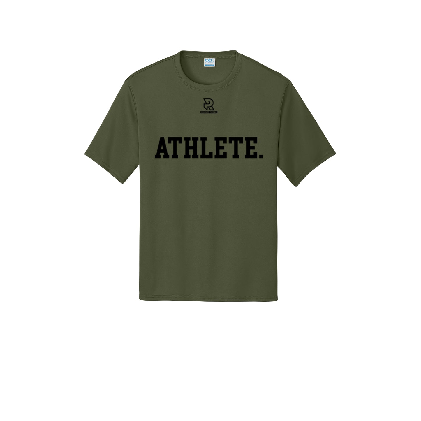 ATHLETE (Black) - Short Sleeve Performance Tee