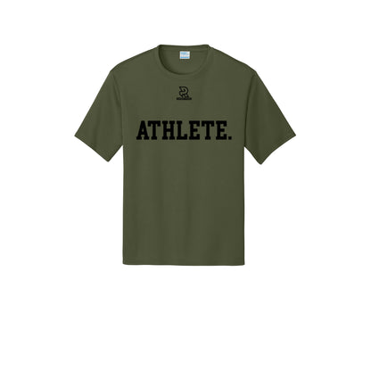 ATHLETE (Black) - Short Sleeve Performance Tee