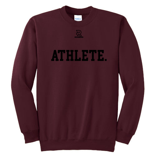 ATHLETE (Black) - Crewneck Sweatshirt