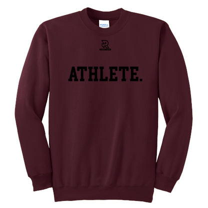 ATHLETE (Black) - Crewneck Sweatshirt