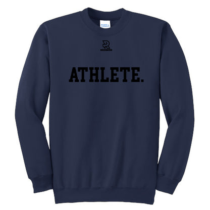 ATHLETE (Black) - Crewneck Sweatshirt