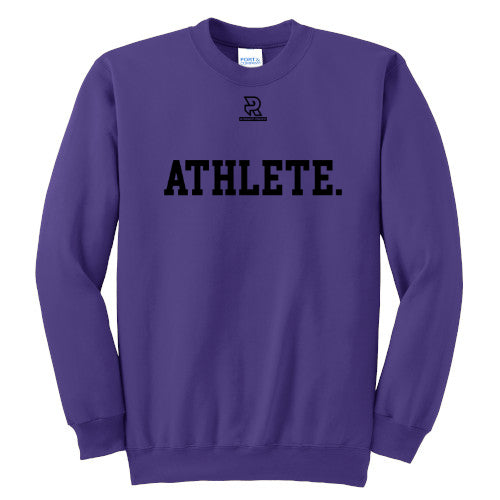 ATHLETE (Black) - Crewneck Sweatshirt