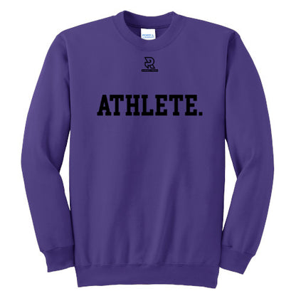 ATHLETE (Black) - Crewneck Sweatshirt