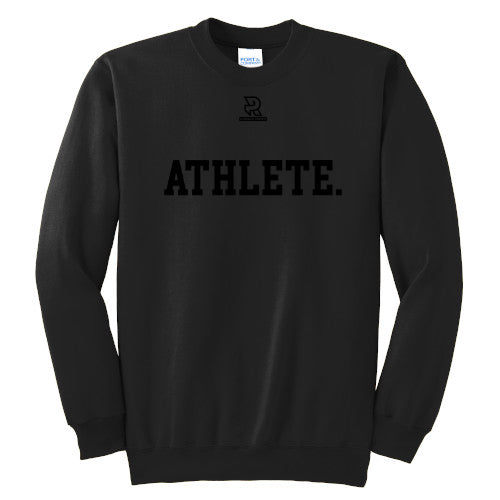 ATHLETE (Black) - Crewneck Sweatshirt