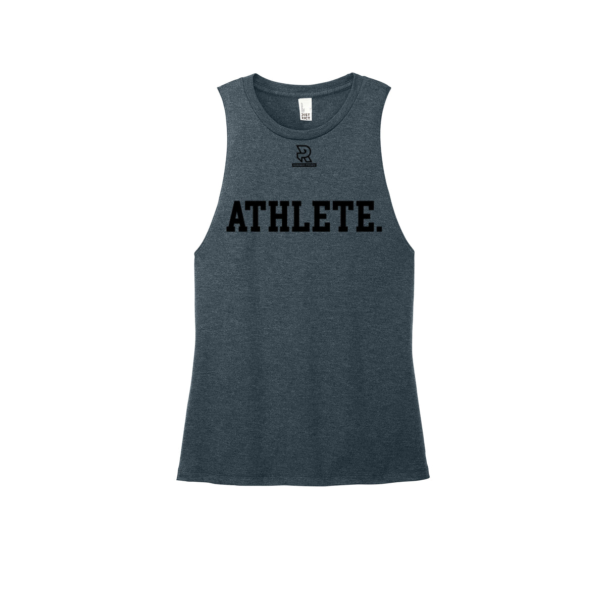 ATHLETE (Black) - Womens Perfect Tri Muscle Tank