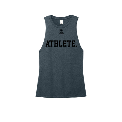 ATHLETE (Black) - Womens Perfect Tri Muscle Tank