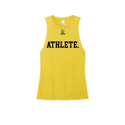 ATHLETE (Black) - Womens Perfect Tri Muscle Tank
