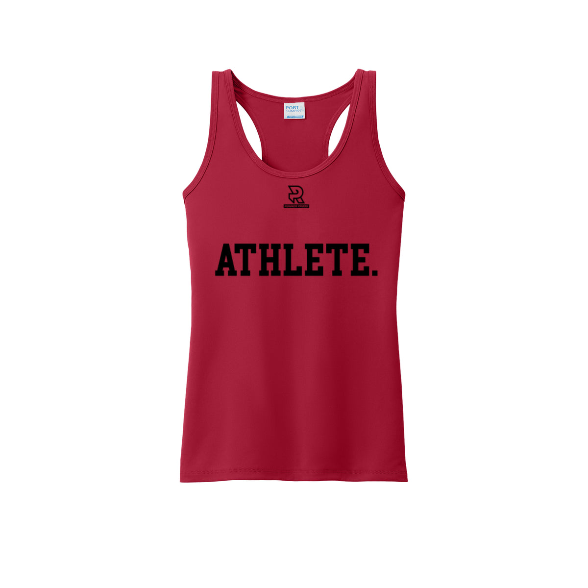 ATHLETE (Black) - Womens Performance Tank