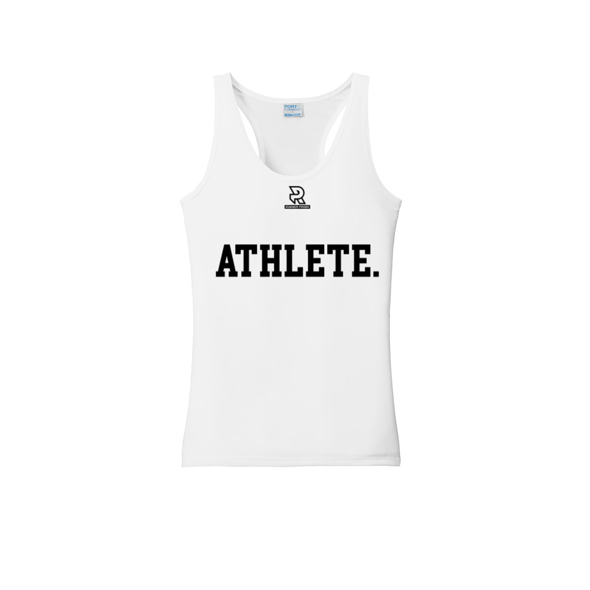 ATHLETE (Black) - Womens Performance Tank