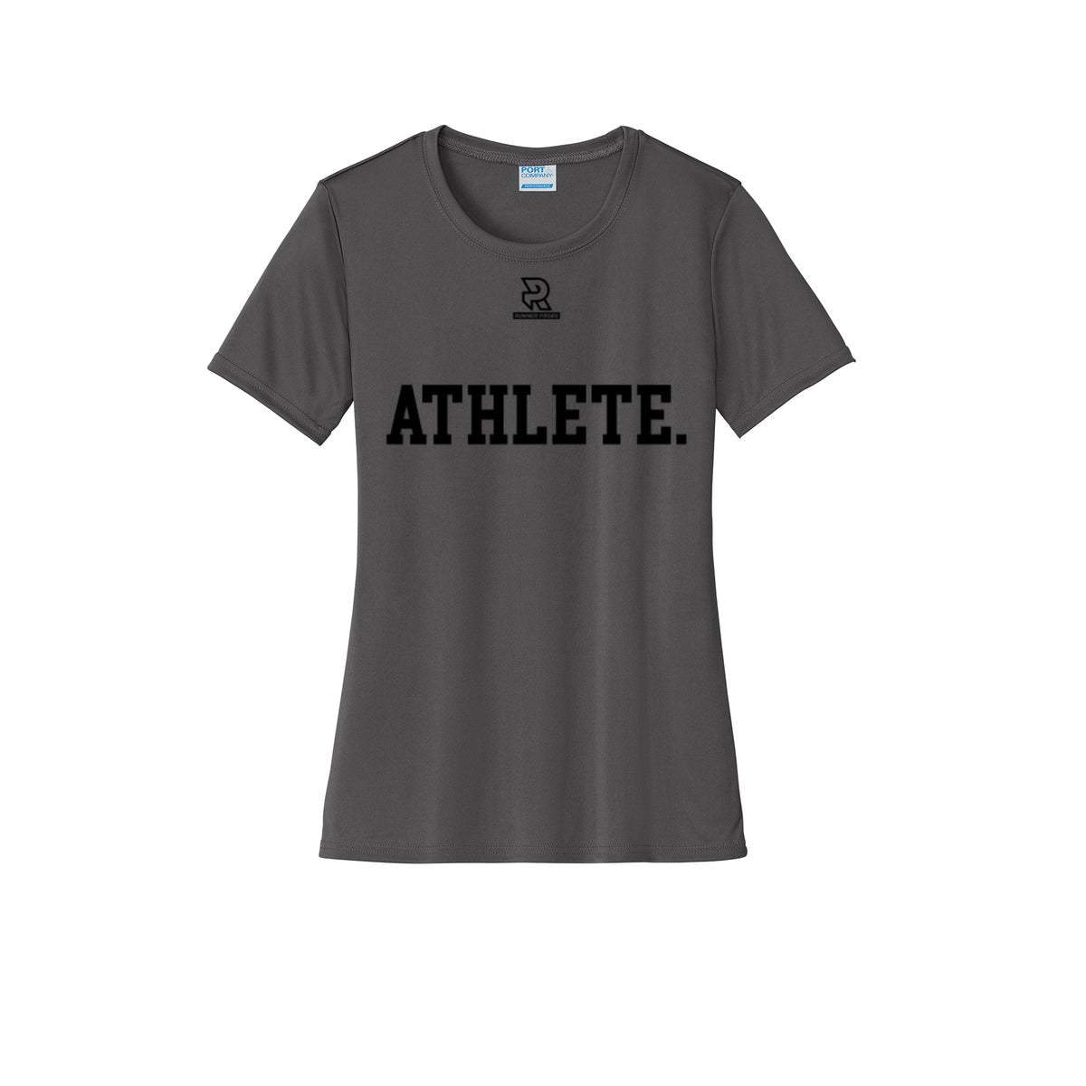 ATHLETE (Black) - Womens Short Sleeve Performance Tee