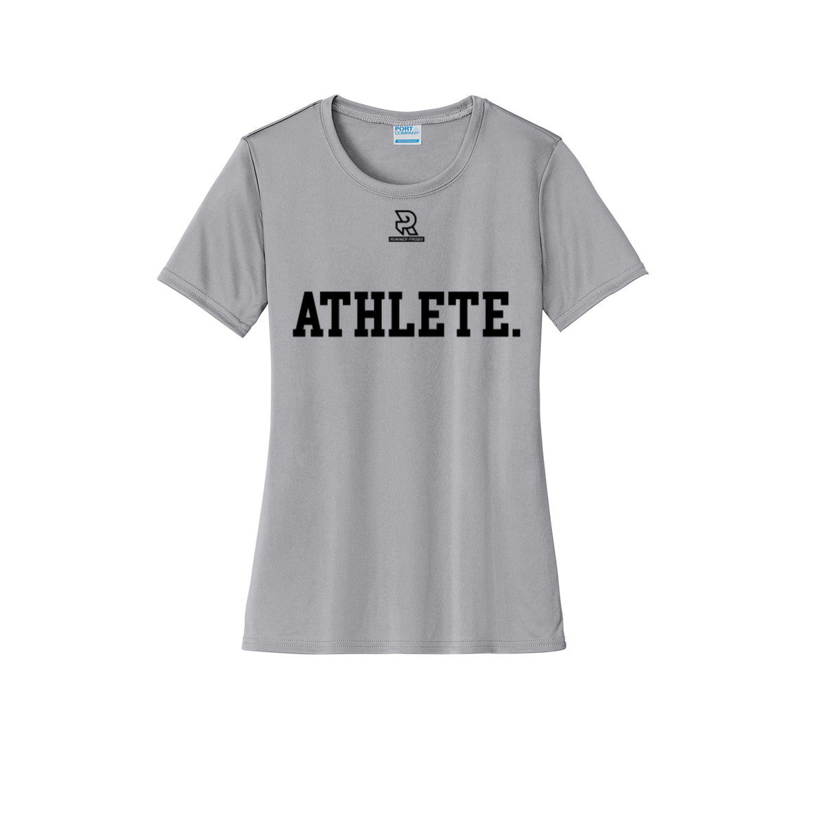 ATHLETE (Black) - Womens Short Sleeve Performance Tee