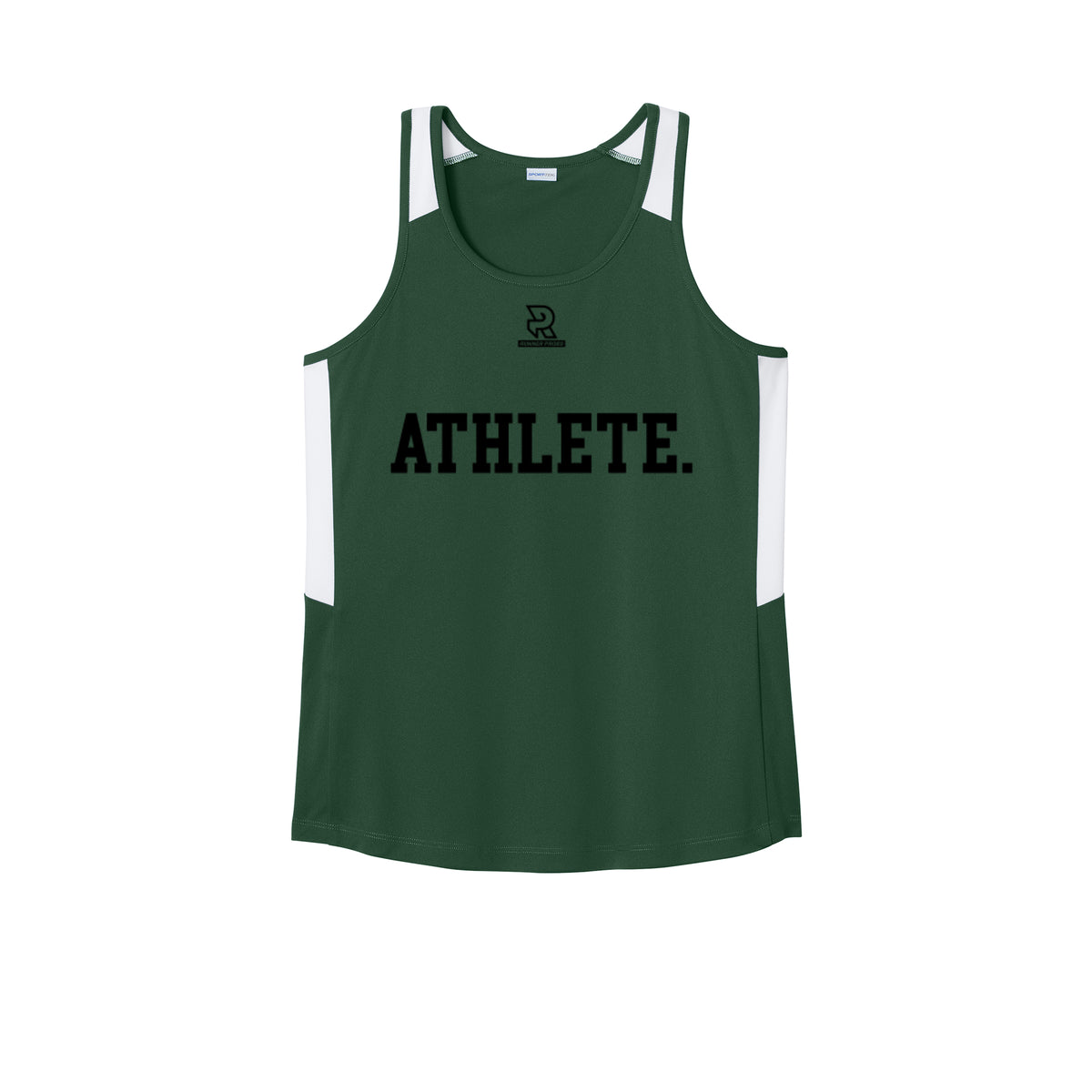 ATHLETE (Black) - Womens Club Track Tank