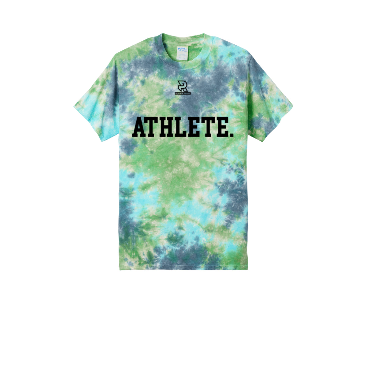 ATHLETE (Black) - Short Sleeve Tie Dye Cotton Tee
