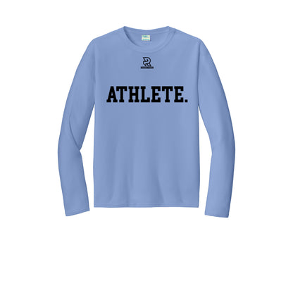 ATHLETE (Black) - Long Sleeve Performance Tee