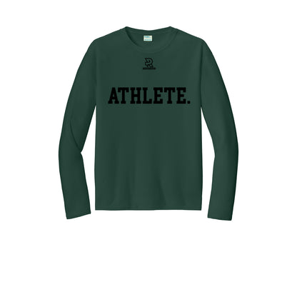 ATHLETE (Black) - Long Sleeve Performance Tee