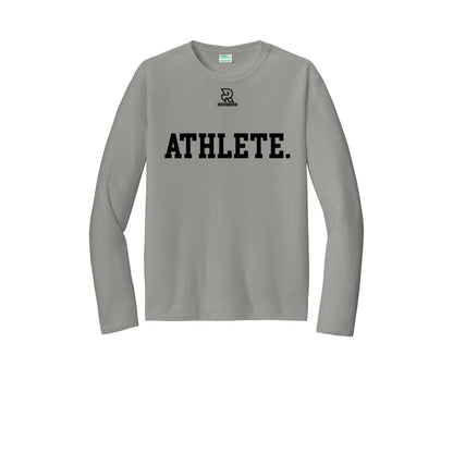 ATHLETE (Black) - Long Sleeve Performance Tee